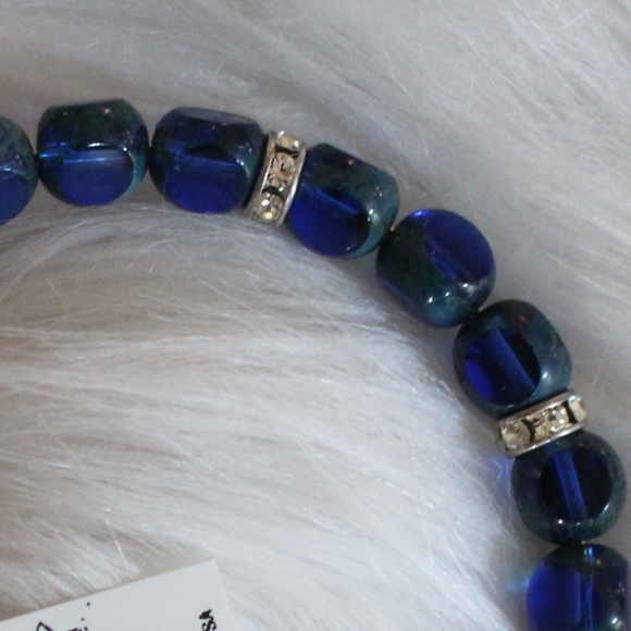 Alex and Ani,  Eden EWB Cobalt beaded bracelet New with tag - Picture 5 of 7